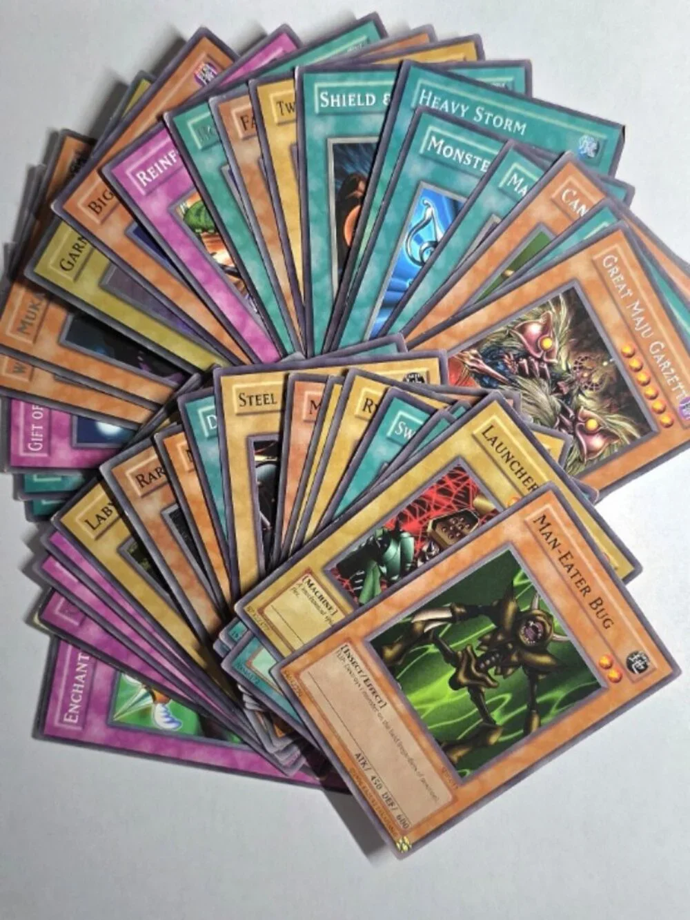 Vintage Yu-Gi-Oh! Card Collection – 51 Cards – Early-Era Sets